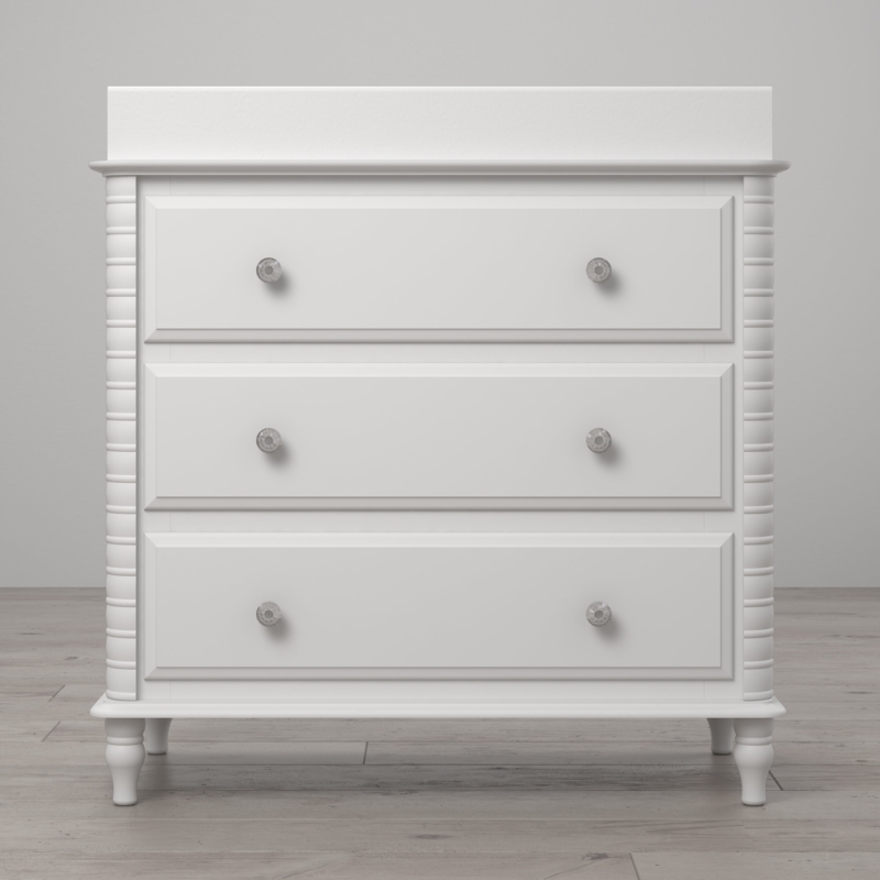 3-Drawer Changing Table Convertible to Youth Dresser