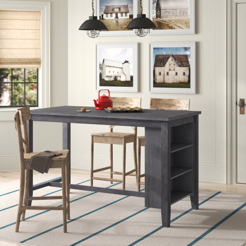 Multifunctional Counter Height Bookcase