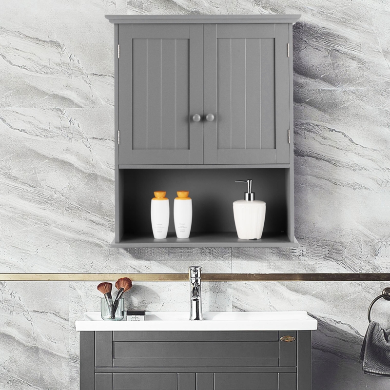 Classic Wall-Mounted Cabinet with Adjustable Shelf