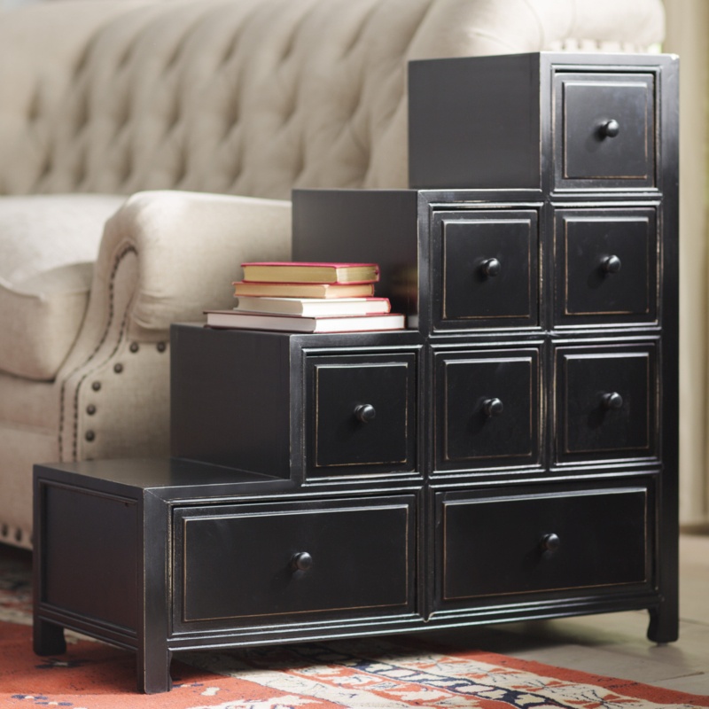 Rushmore 32'' Tall 8 - Drawer Apothecary Accent Chest