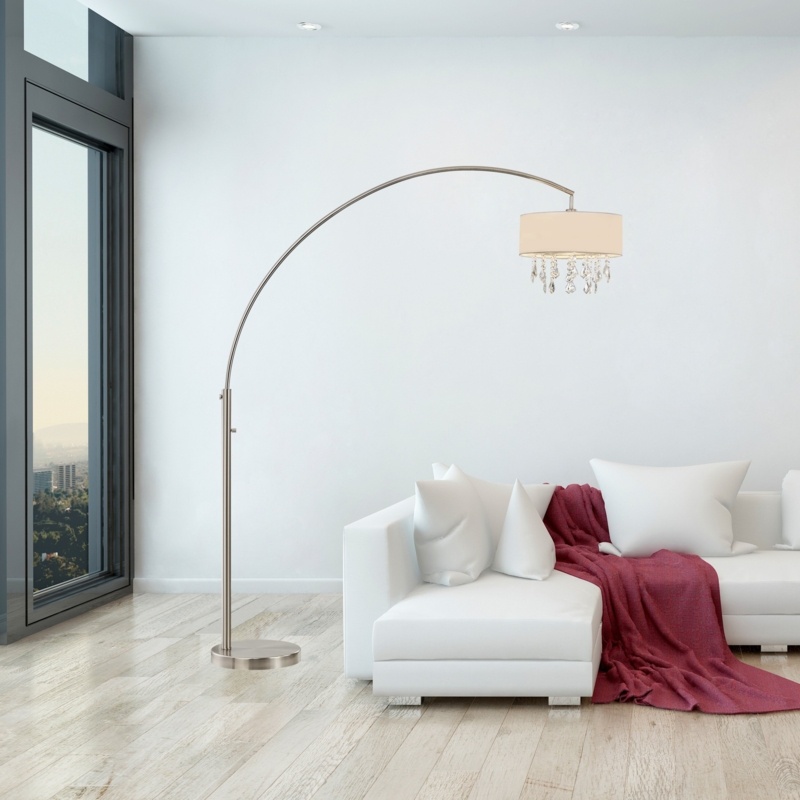 Crystal Drops LED Floor Lamp