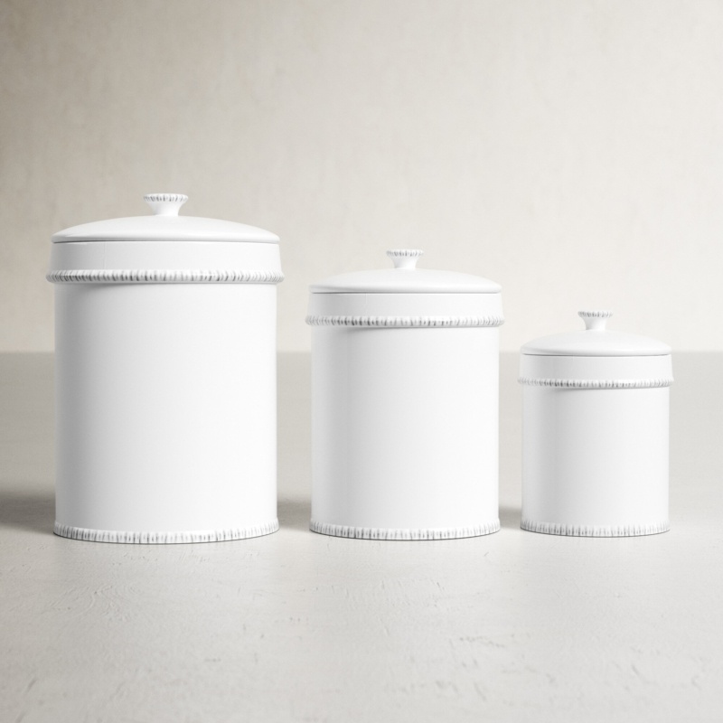 Three-Piece Ceramic Canister Set