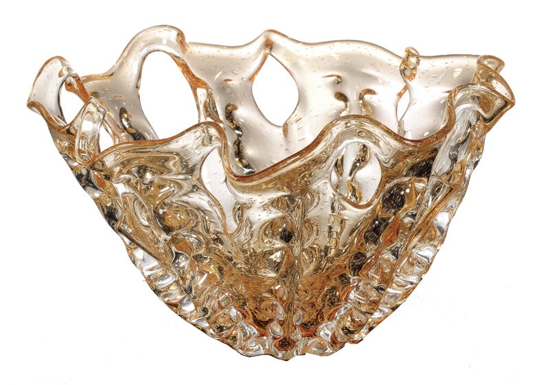 Sandie Glass Decorative Bowl