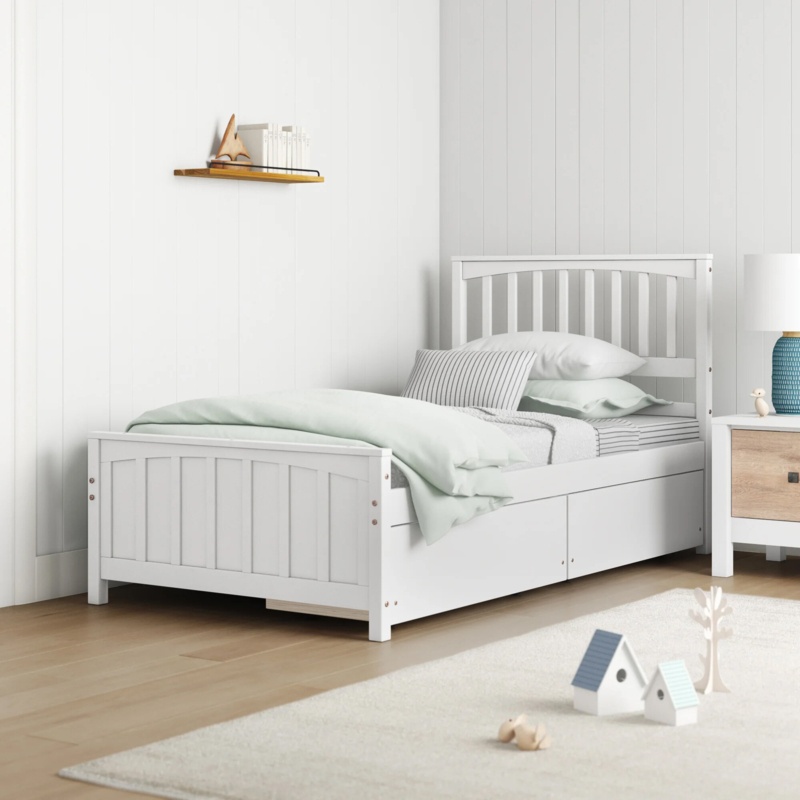 Santa Monica Solid Wood Storage Bed