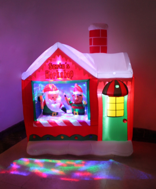 Santa's Workshop Christmas inflatable