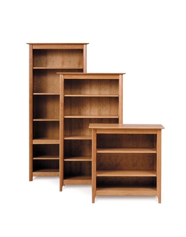 Sarah 34'' W Solid Wood Standard Bookcase
