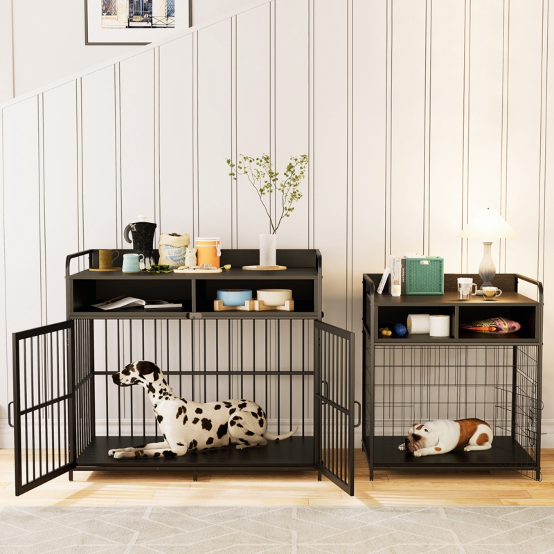 Large Dog Crate Furniture-Style Cage