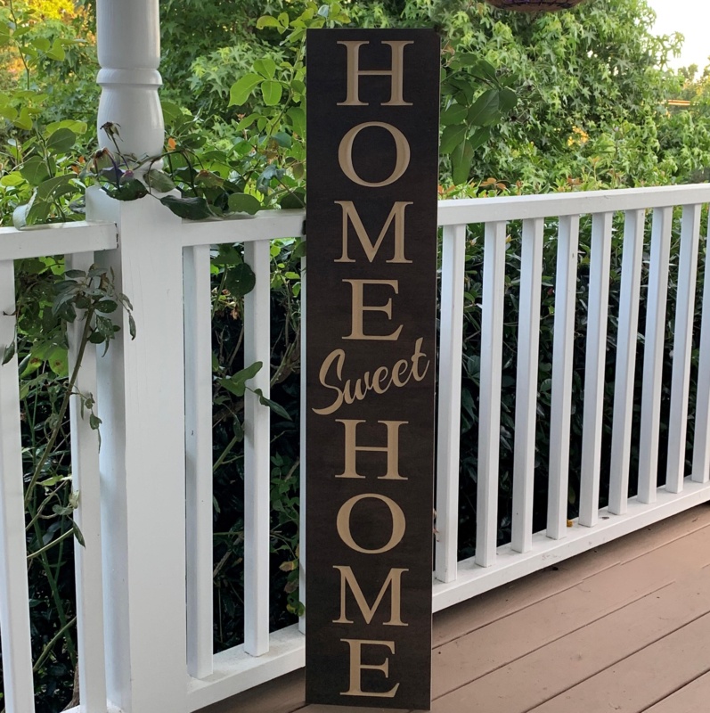 Saylorville Home Sweet Home Welcome Sign