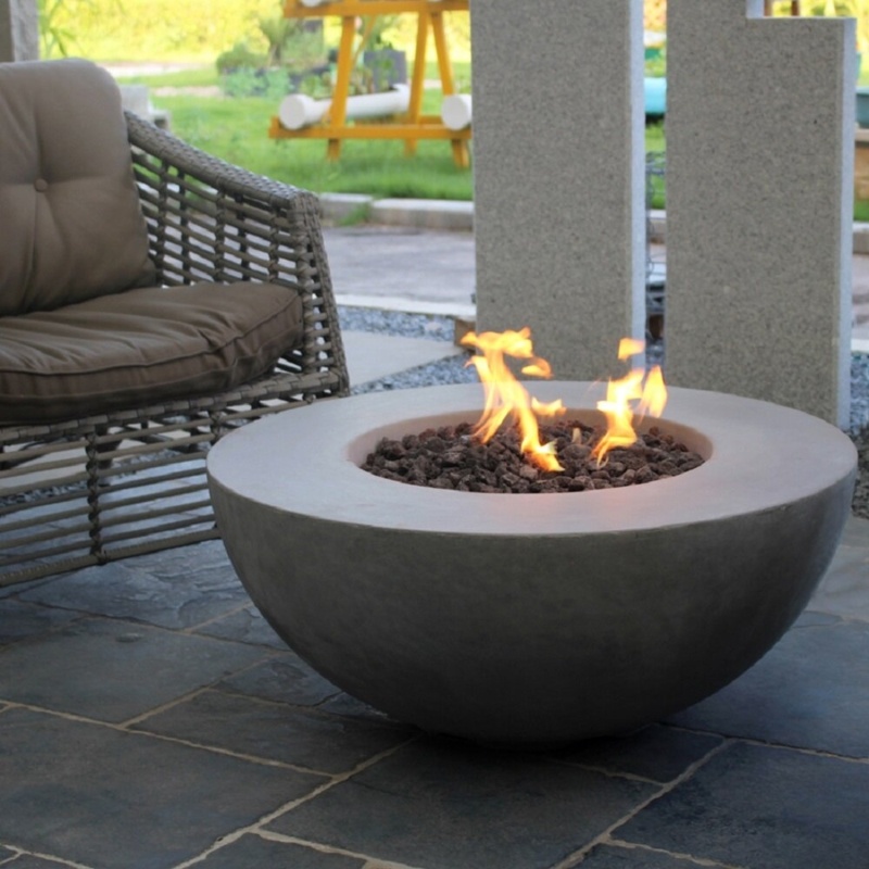 Schoen 15'' H x 34'' W Concrete Outdoor Fire Pit