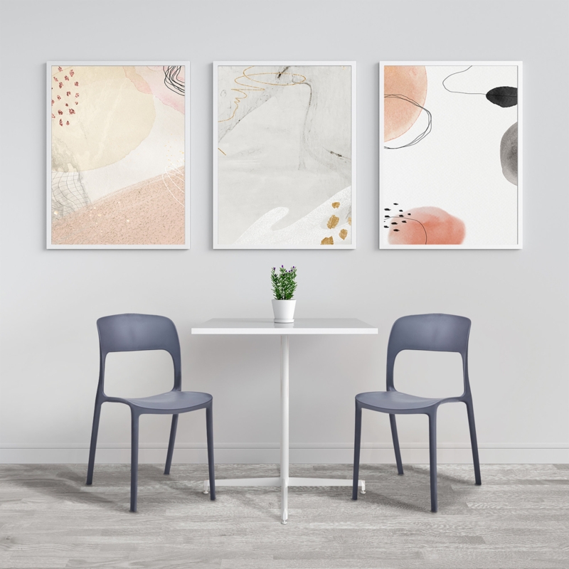 Stackable Dining Room Chair with Waterproof Design