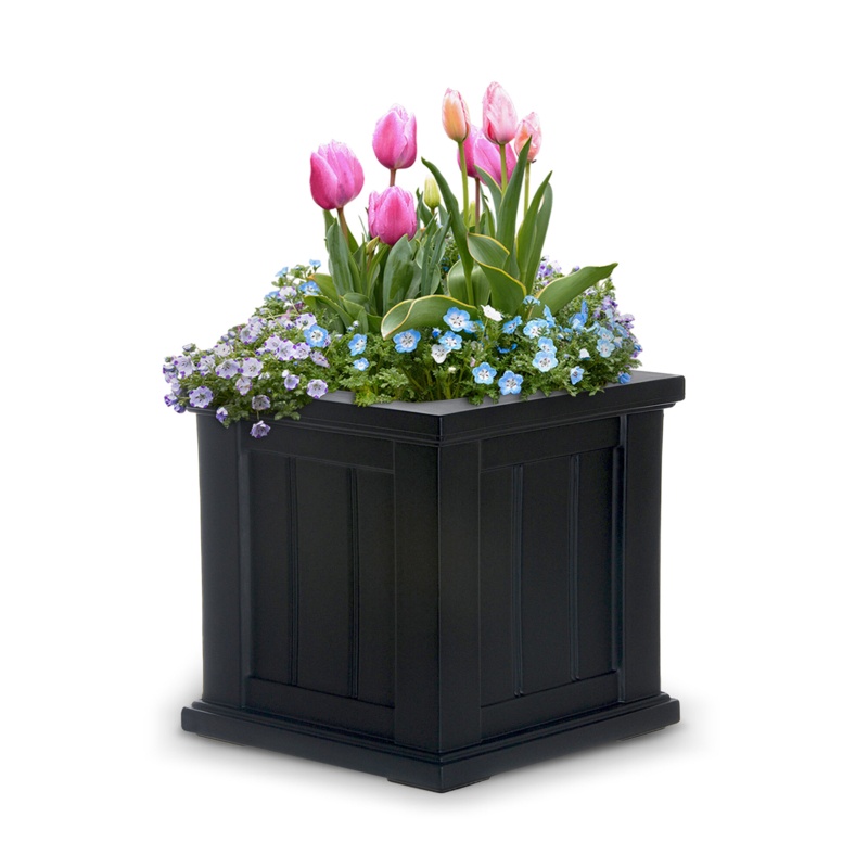 Elegant Plastic Planter Box with Sub-Irrigation System