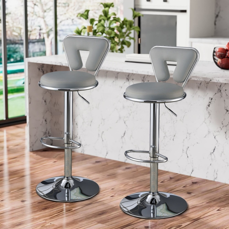 Modern Swivel Bar Stools with Adjustable Height