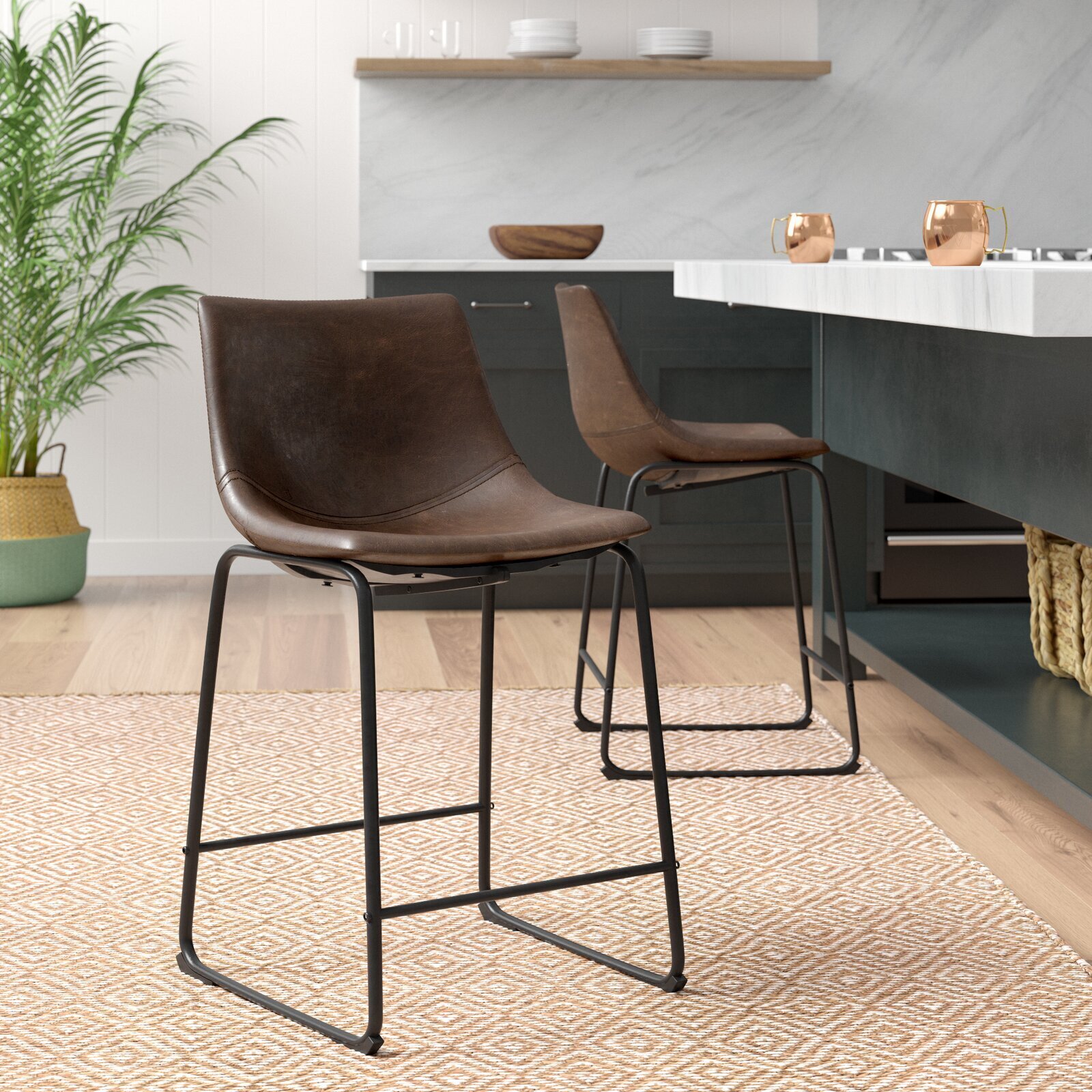 Set of 2 Chairs That Are Higher Than Normal