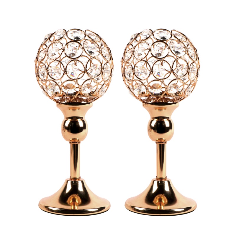 Set Of 2 Decorative Centerpiece Candle Holder