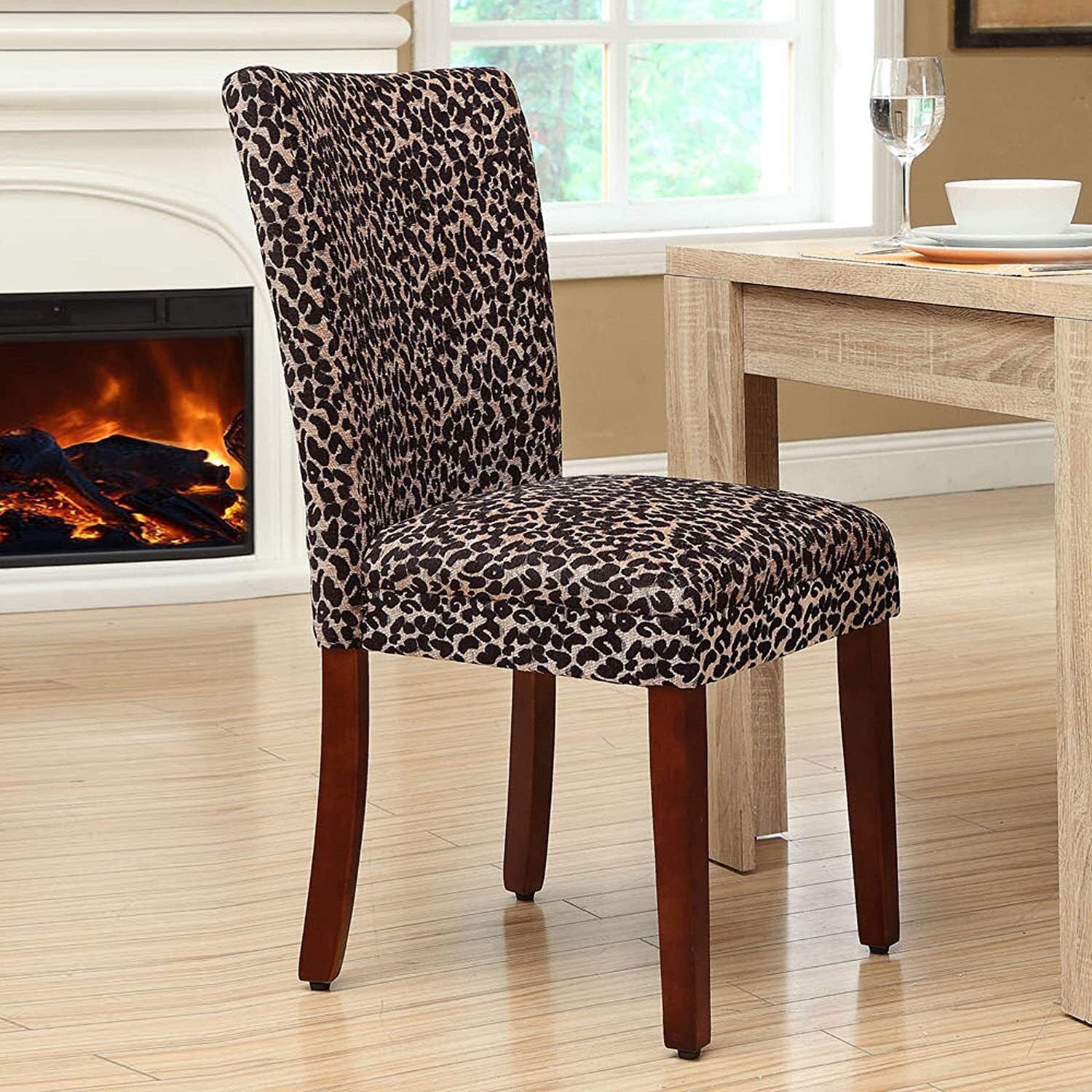 Animal Print Dining Chairs
