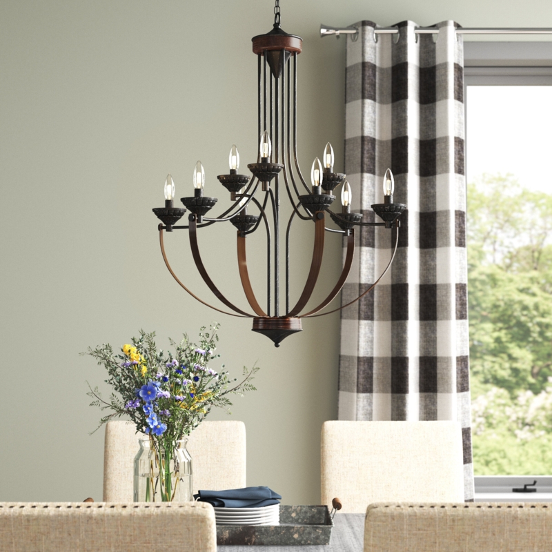 9-Light Traditional Chandelier