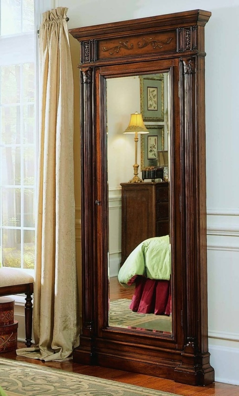 Seven Seas 40'' Wide Wall Hand Painted Jewelry Armoire with Mirror