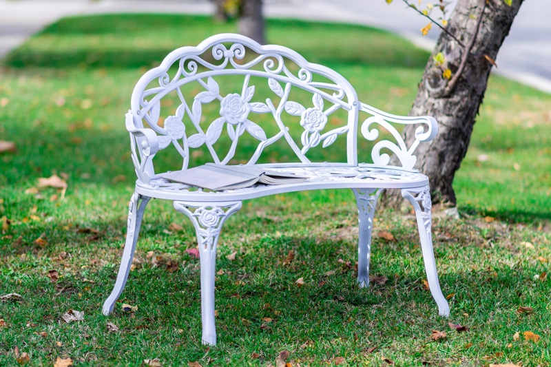 Shatley Metal Outdoor Bench