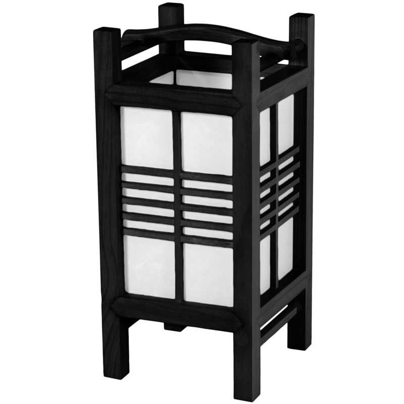 Asian-Inspired Rice Paper Cube Lamp