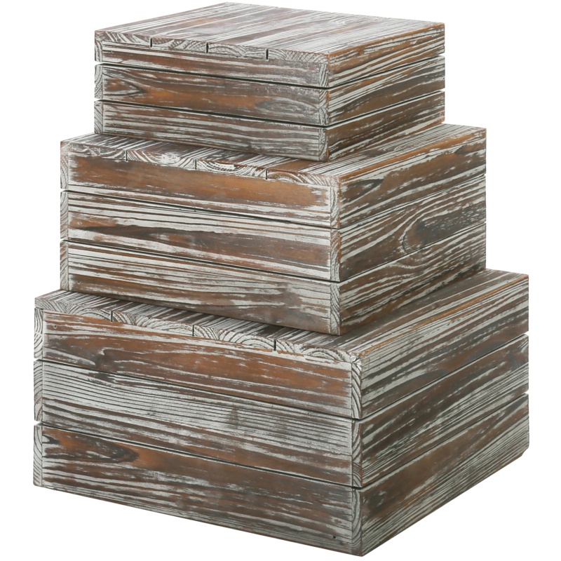 Sifton Wood 3 Cake Stand