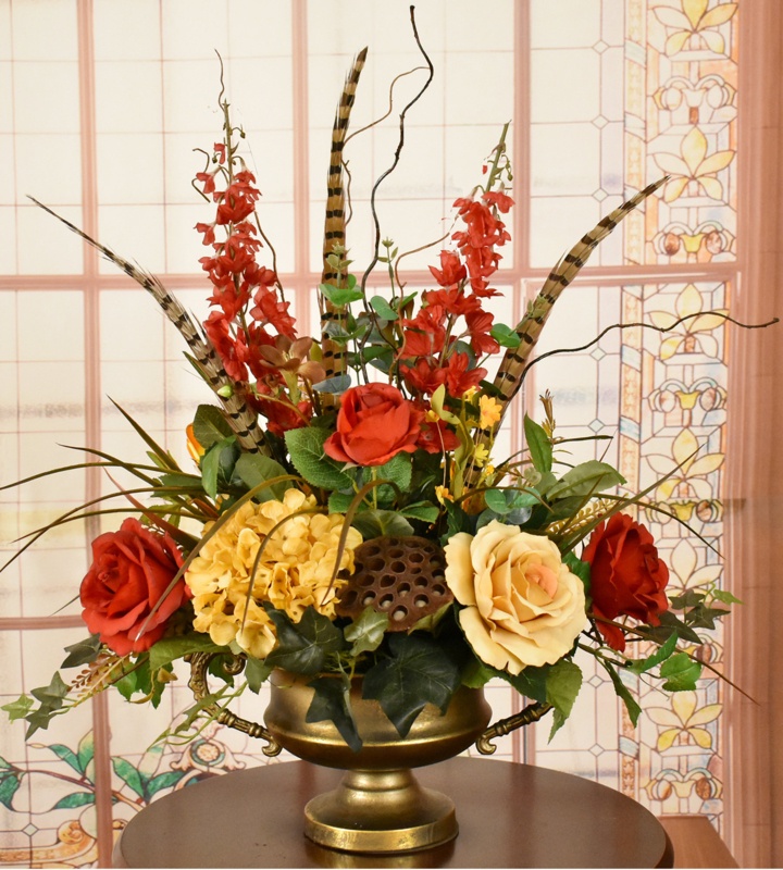 Silk Flower Floral Arrangement