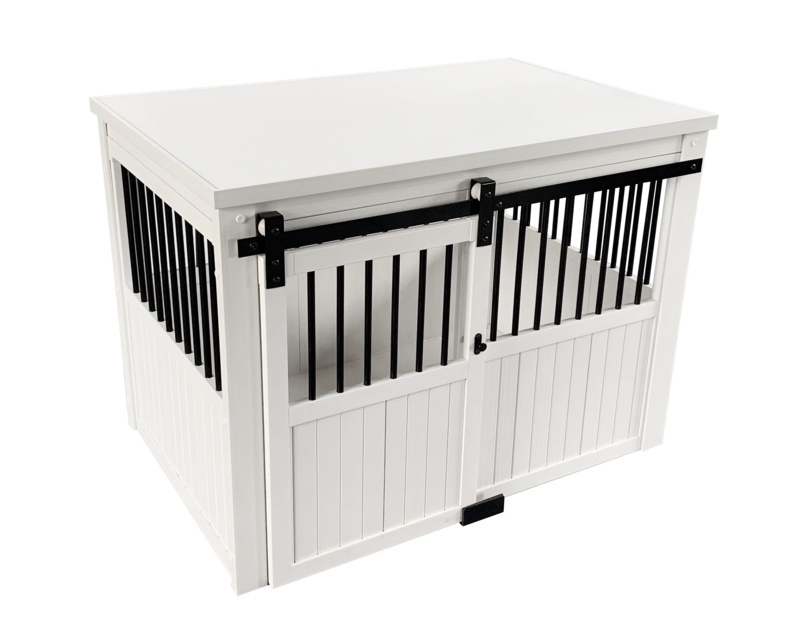 Sliding Barn Door Pet Crate