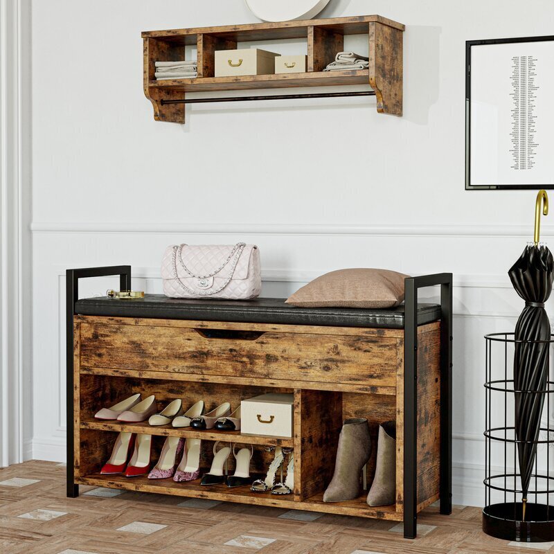 Small Entryway Bench With Storage