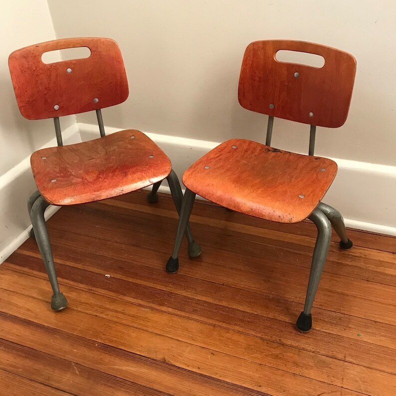 Small Vintage School Chair