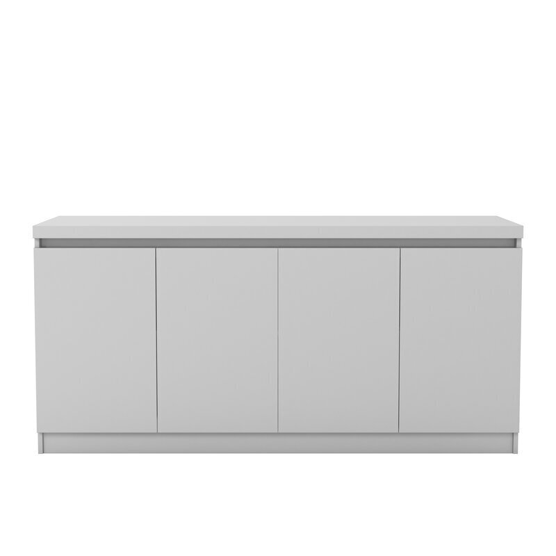Smooth white gloss MDF wood buffet