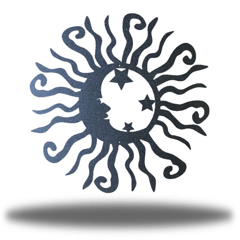 Wacky Solar Moon Metal Wall Art