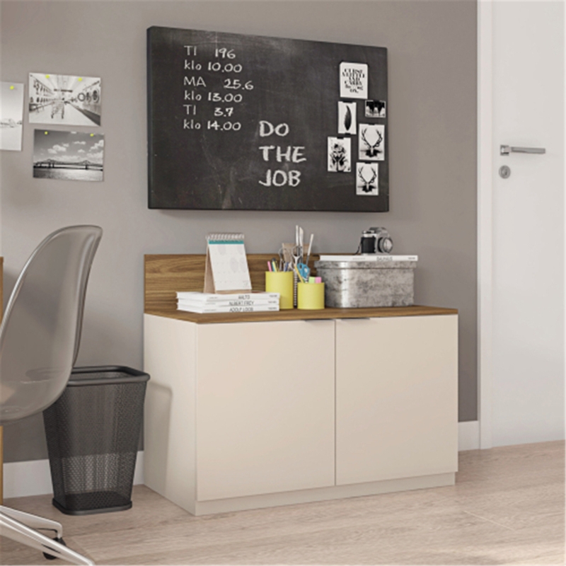 Charming Wood Grain Storage Cabinet