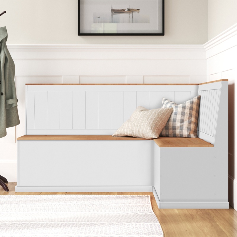 Solid Wood Flip Top Storage Bench