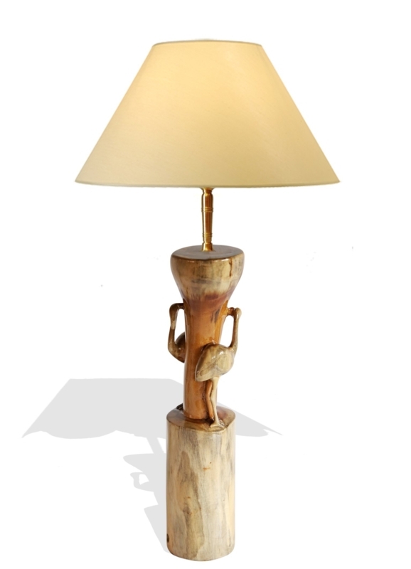 Handcrafted Flamingo Table Lamp Base