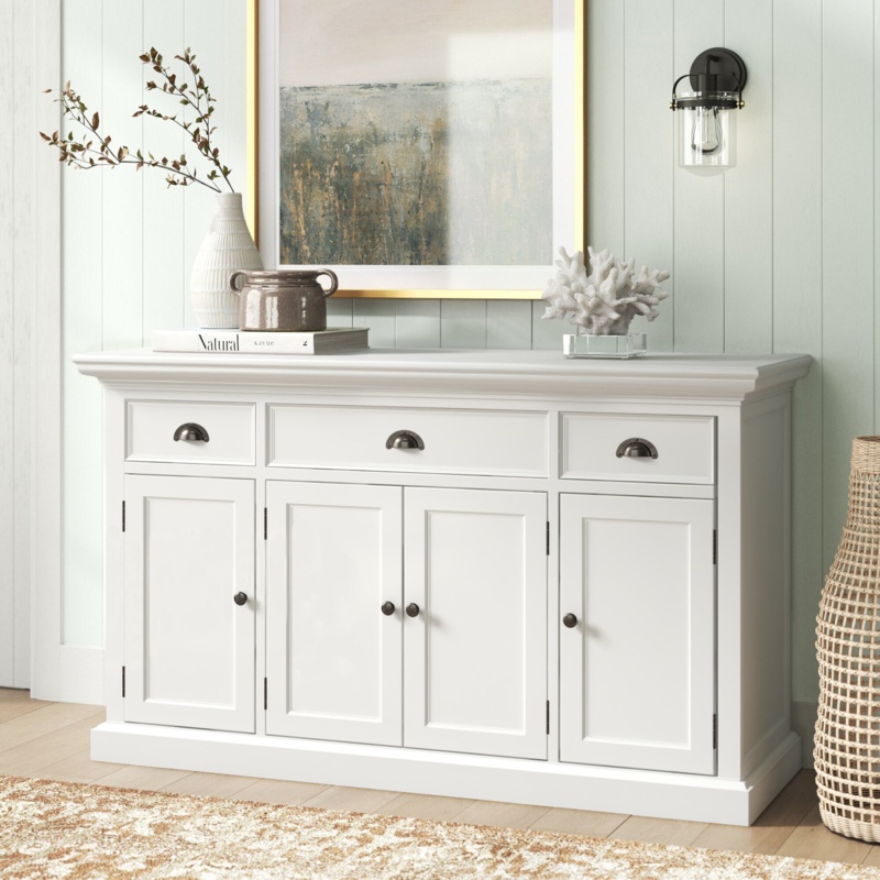 Sorrento 57.09'' Wide 3 Drawer Credenza