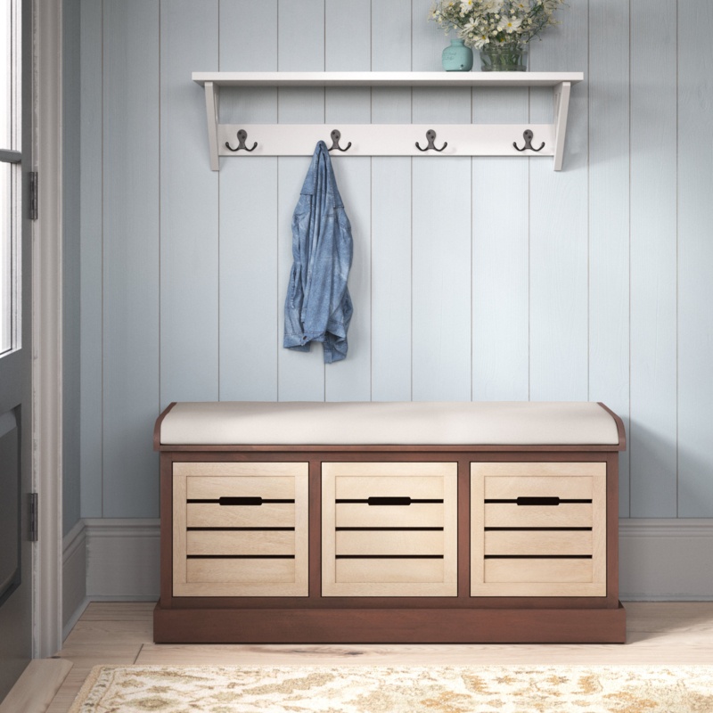 South Ferry Drawers Storage Bench