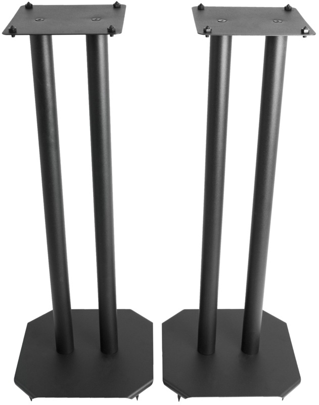 Set of Two Sleek Speaker Stands