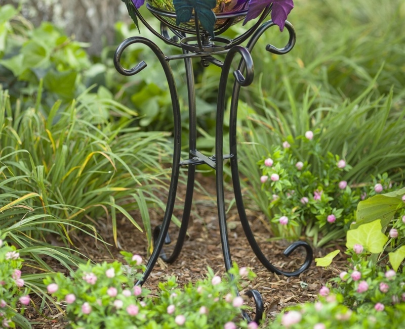 Spinning Gazing Ball Stand