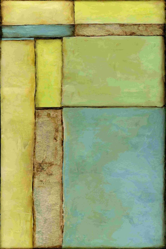Stained Glass Window VI by Jennifer Goldberger - Wrapped Canvas Print