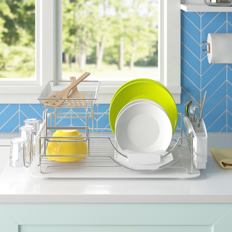 Stainless Steel Countertop Dish Rack