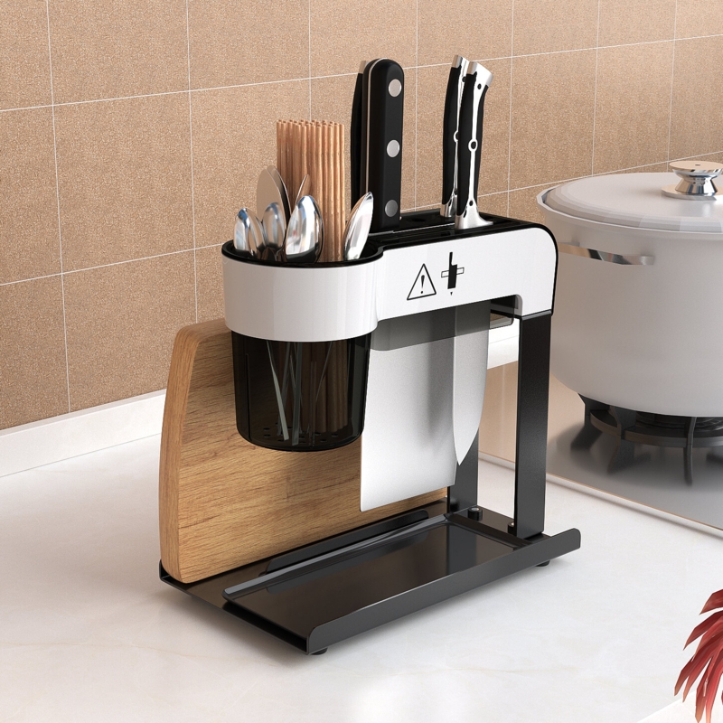 Stainless Steel Dish Rack with Smart Cutlery and Utensil Holder