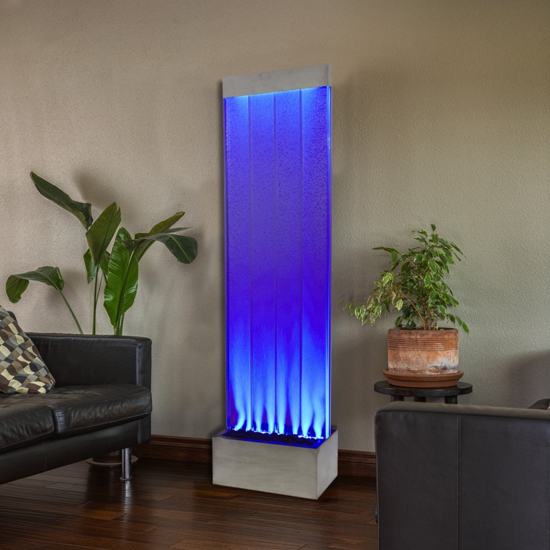 Stainless Steel Fountain with Light