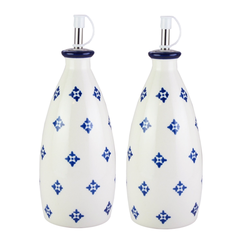 Leaf Oil and Vinegar Cruet Set