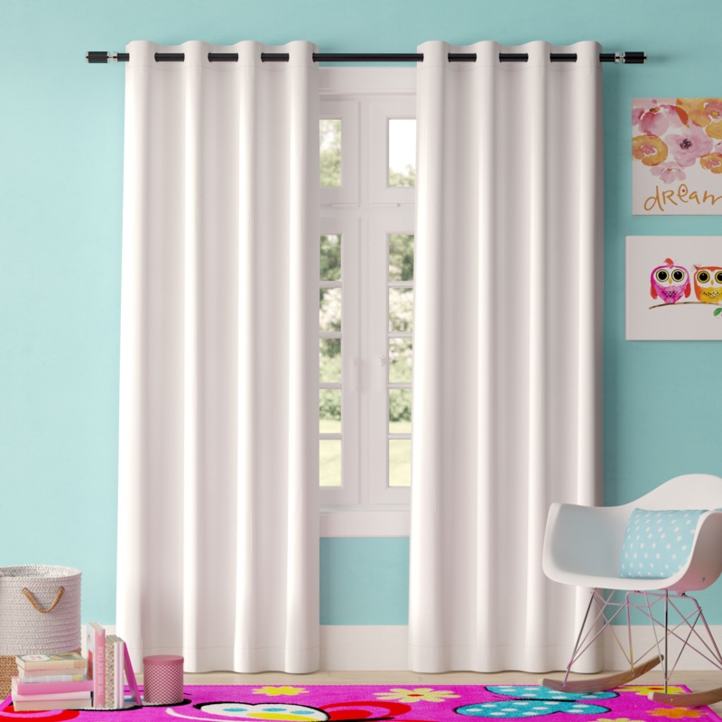 Stanton Sateen Room Darkening Curtain Pair