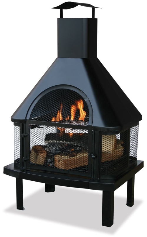 Steel Wood Burning Pagoda Chiminea
