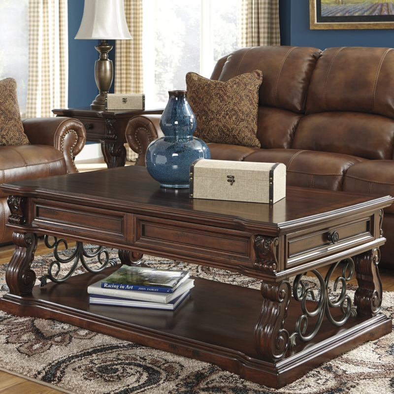 Lift-Top Coffee Table with Storage
