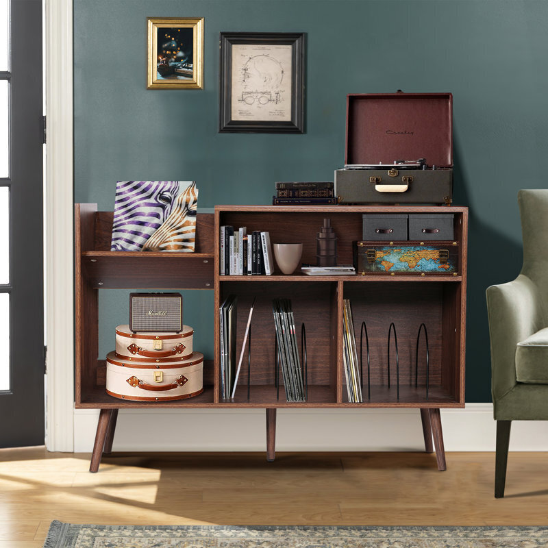 Stereo Cabinet With Vintage Style