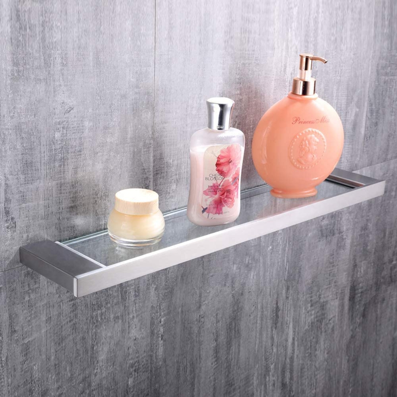 Modern Bathroom Glass Shelf