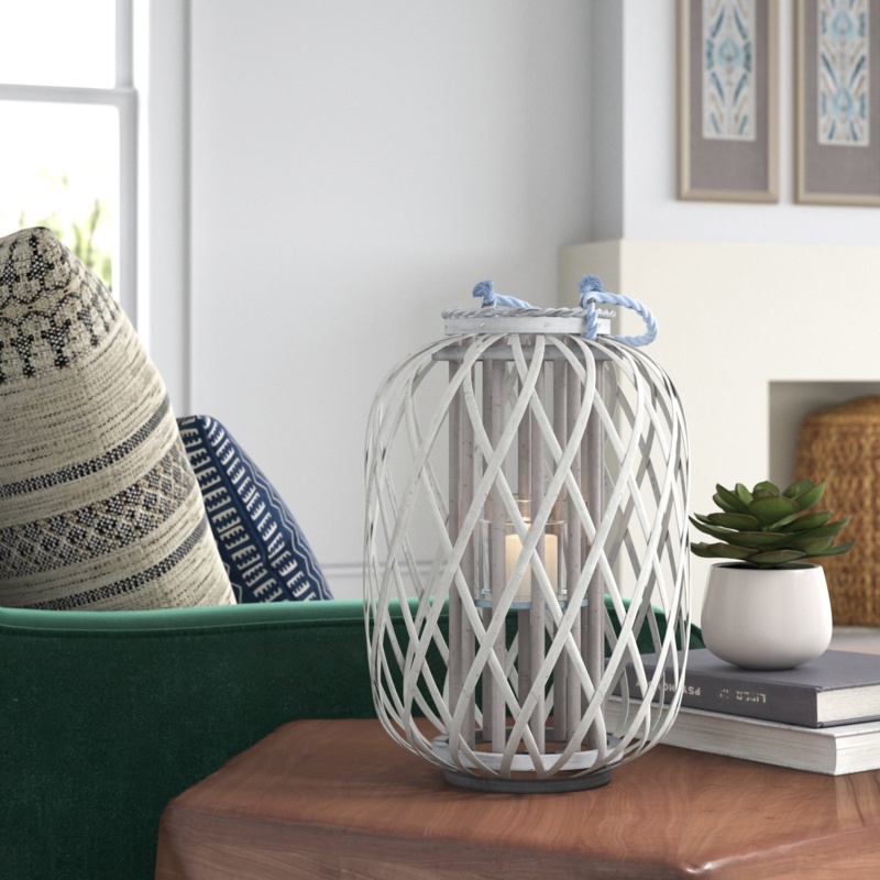 Stokes Glass Tabletop/Floor Lantern