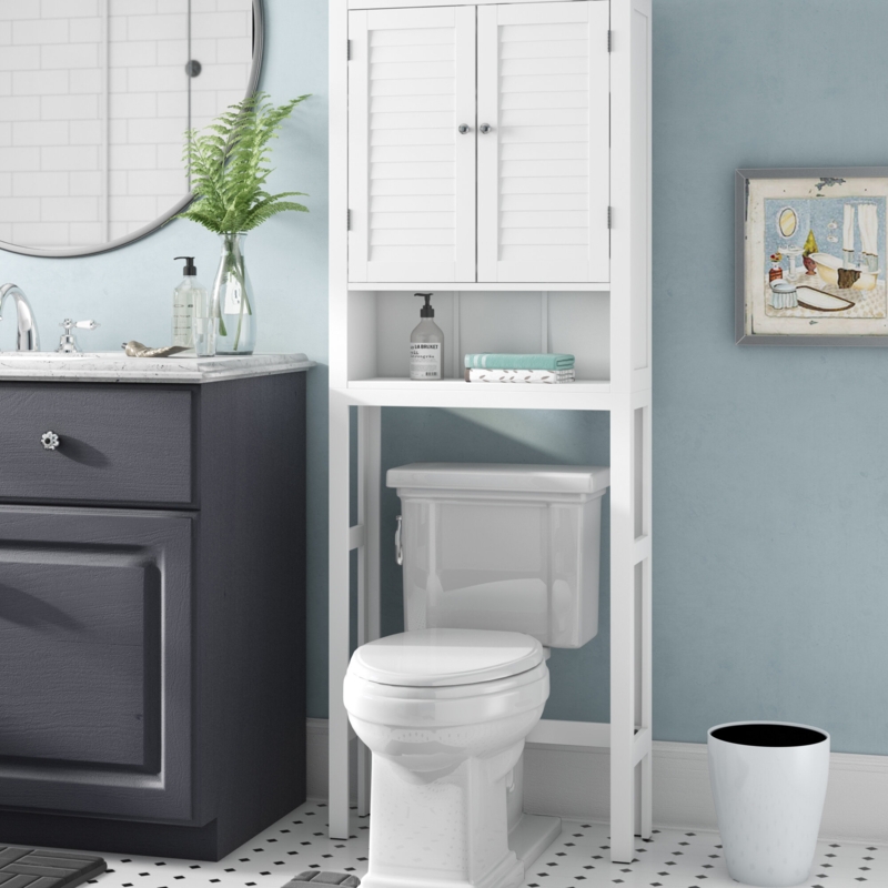 Space-Saving Storage Unit with Shutter Doors
