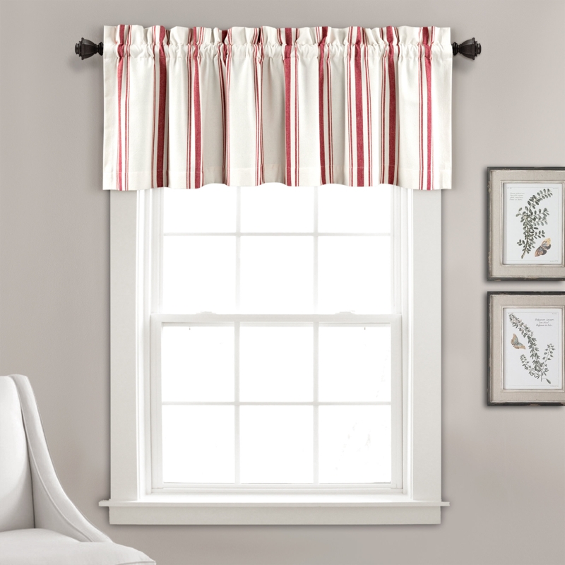 Floral Print Light Filtering Kitchen Tier Set